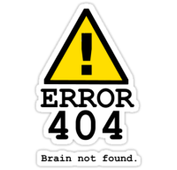 Work.6410410.1.sticker 375x360.error-404-brain-not-found-v1